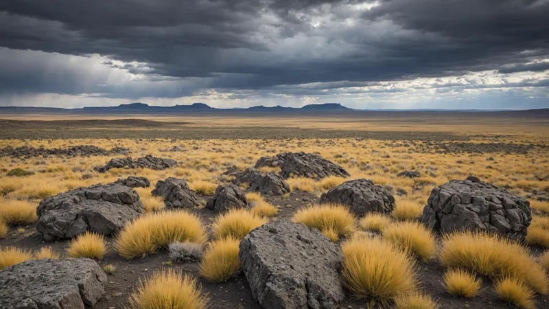 Columbia Plateau shrub-steppe landscape with sagebrush and open grassland
